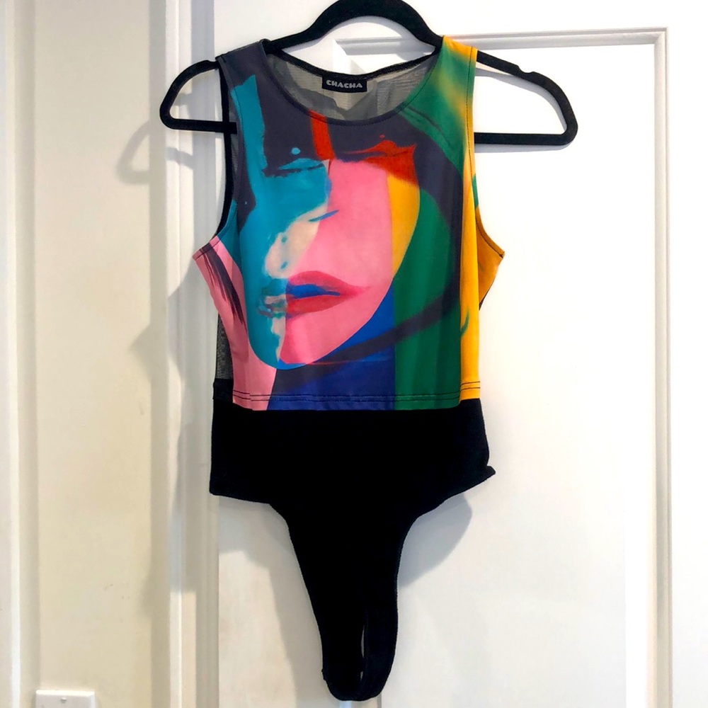 Cha cha retro bodysuit - M